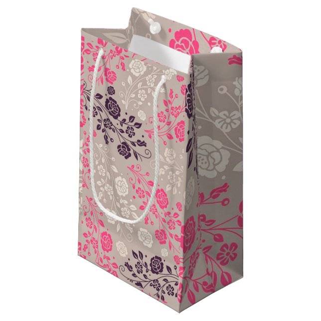 Floral Luxury Kleine Geschenktüte (Vorderseite Schrägansicht)