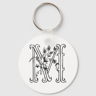 Floral M Schlüsselanhänger