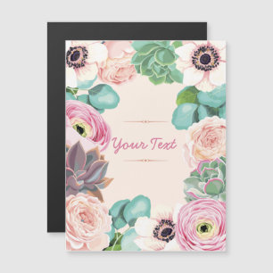 floral magneteinladung