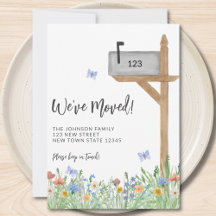 Floral Mailbox Wir haben uns bewegt