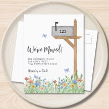 Floral Mailbox Wir haben uns bewegt