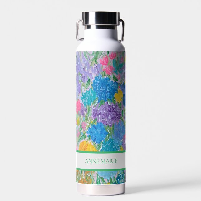 Floral Majestät Custom Water Flasche (Vorne)