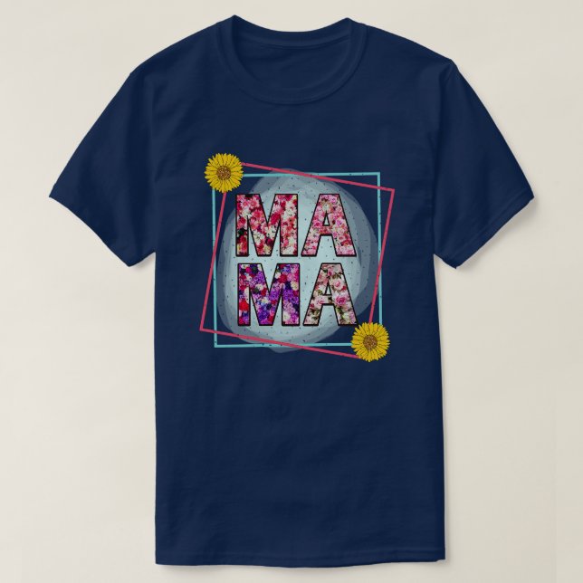 Floral Mama 7 T-Shirt (Design vorne)
