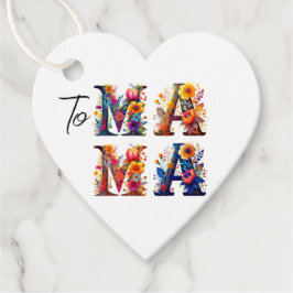 Floral MAMA Geschenkanhänger