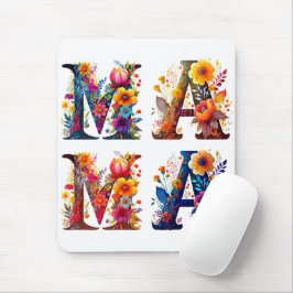Floral MAMA Mousepad