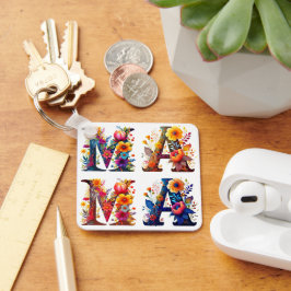 Floral MAMA Schlüsselanhänger