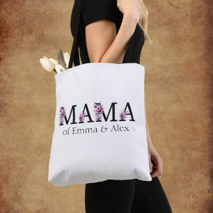 Floral Mama Text Personalisiert Kids Names
