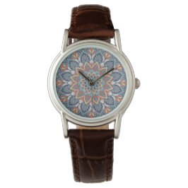 Floral Mandala Armbanduhr