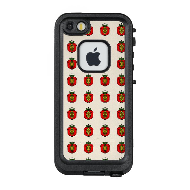 Floral Mandala Pattern LifeProof iPhone Hülle (Rückseite)