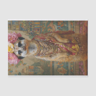 Floral Meekat Seidenpapier