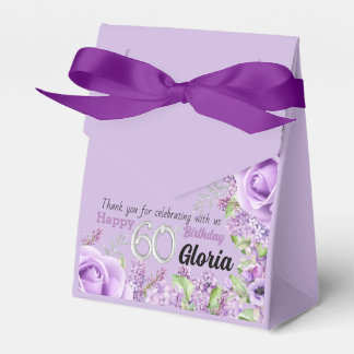 Floral Meilenstein 60. Geburtstagsparty Gefälligke Geschenkschachtel