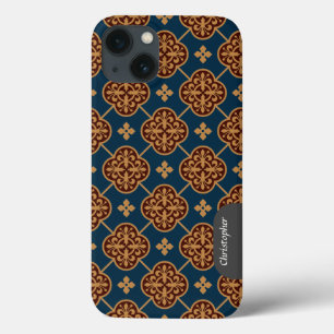 Floral mittelalterliches Fliesenmuster CC0910 Augu Case-Mate iPhone Hülle