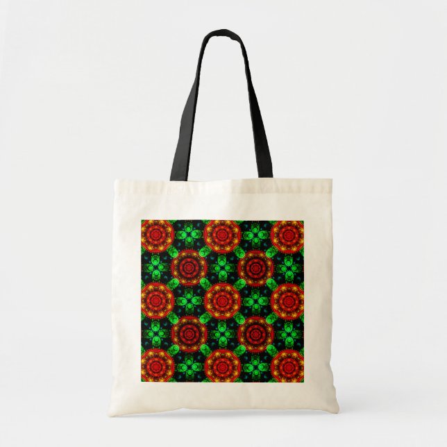 Floral Modern Boho Elegant Abstract Pattern #504 Tragetasche (Vorne)