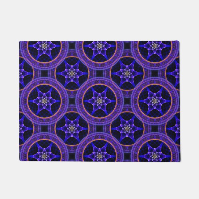 Floral Modern Boho Elegant Abstract Pattern #505 Fußmatte (Vorderseite)