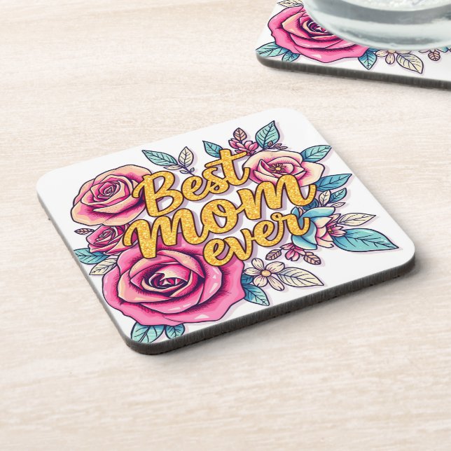Floral Modern Luxus Geschenksammlung Getränkeuntersetzer (Linke Seite)
