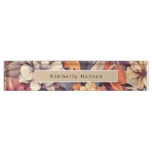 Floral modern orange mädchenhaft elegant 3 r