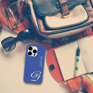 Floral Monogram G Retirement Case-Mate iPhone 14 Pro Hülle