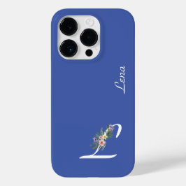 Floral Monogram I Retirement Case-Mate iPhone 14 Pro Hülle