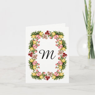 Floral Monogramm