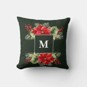 Floral Monogramm Kissen