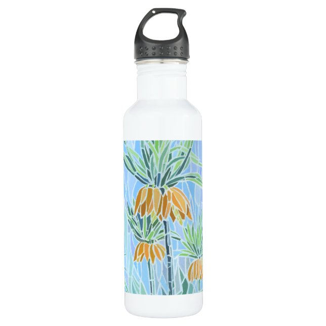 Floral Mosaik Trinkflasche (Vorderseite)
