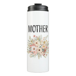 Floral 'MOTHER' thermisch Thermosbecher