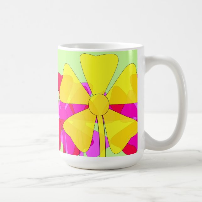 Floral Motif Tasse (Rechts)