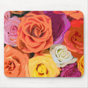 Floral Mouse Pad Mousepad