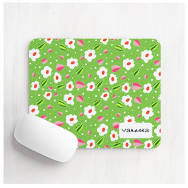 floral mousepad