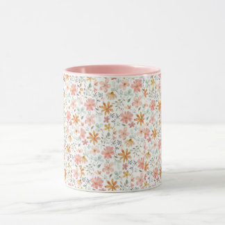 Floral mug tasse