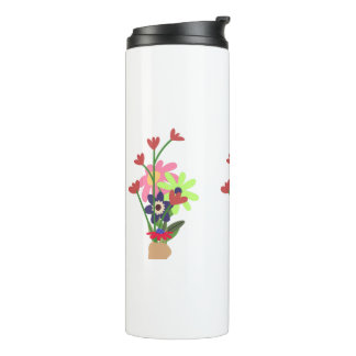 floral mug thermosbecher