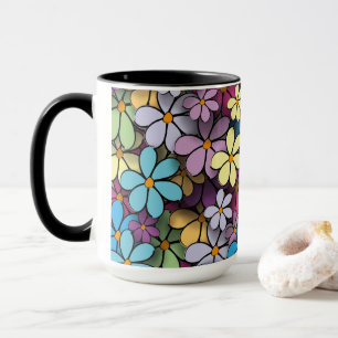 Floral Mulicolor Tasse