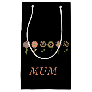 Floral Mum Geschenktasche Kleine Geschenktüte