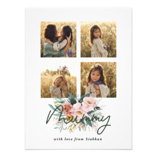 floral Mummy Multi-Foto elegant stilvoll Fotodruck