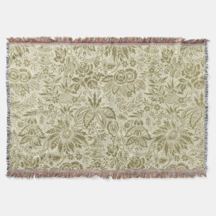 Floral Muster Antique Damask Paisley Decke
