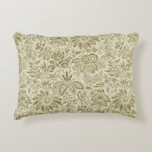 Floral Muster Antique Damask Paisley Dekokissen
