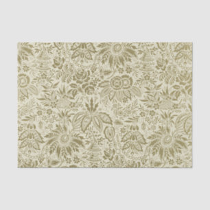 Floral Muster Antique Damask Paisley Seidenpapier