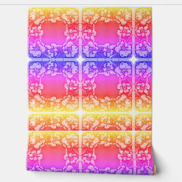 Floral Muster Dekoration Texturierte Vinyl Tapeten