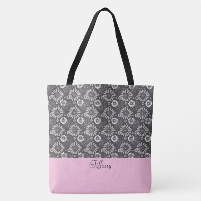 Floral Muster Tote Bag (Vorderseite)