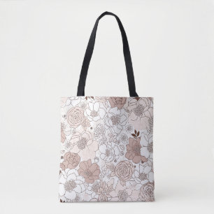 Floral Muster Tote Bag
