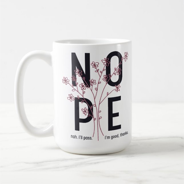 Floral Nope Kaffeetasse (Links)