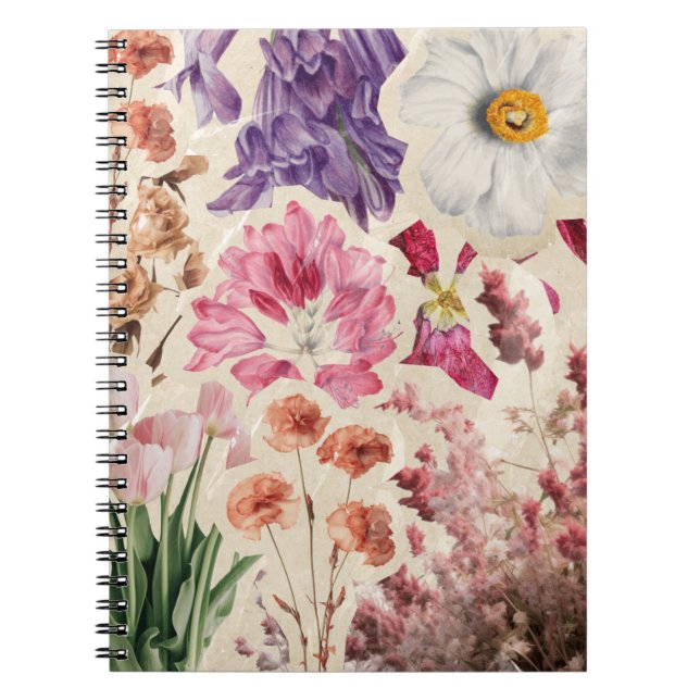 Floral Notebook Notizblock (Vorderseite)
