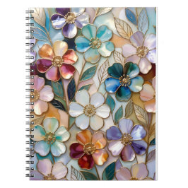 Floral Notebook Spiral Notes Journal Aesthetic Notizblock