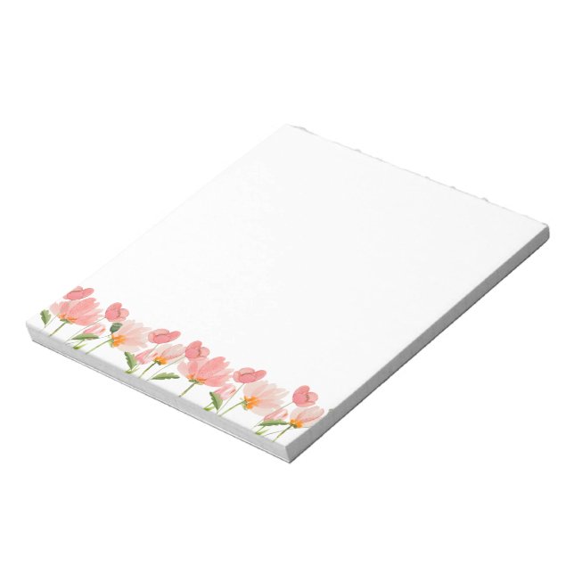 Floral Notepad Notizblock (Rotiert)