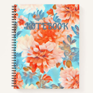 floral notizbuch