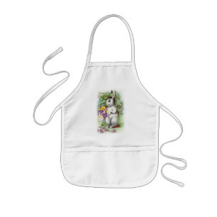 Floral Oaster Bunny Kinderschürze