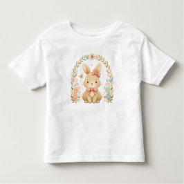 Floral Oaster Bunny Kleinkind T-shirt