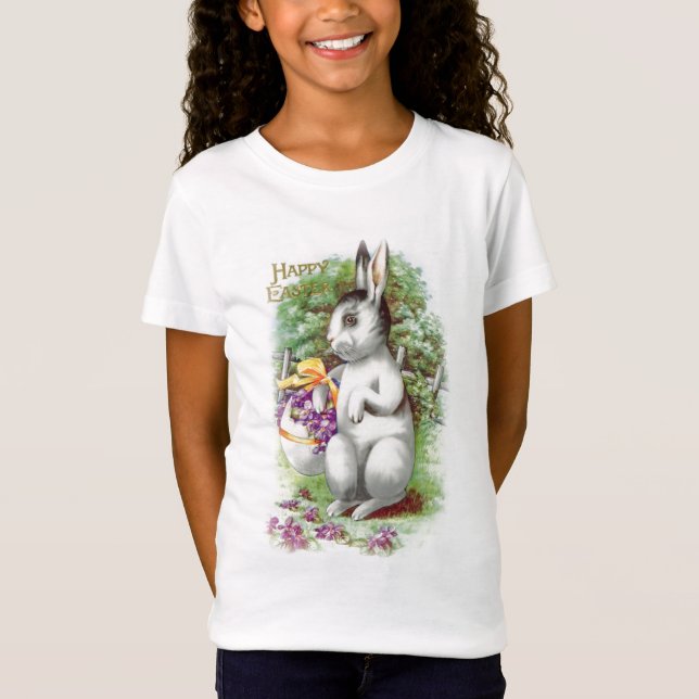 Floral Oaster Bunny T-Shirt (Vorderseite)