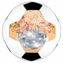 Floral Orange Disco Ball Brautparty