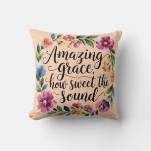 Floral Orange Phantastisch Grace Kissen